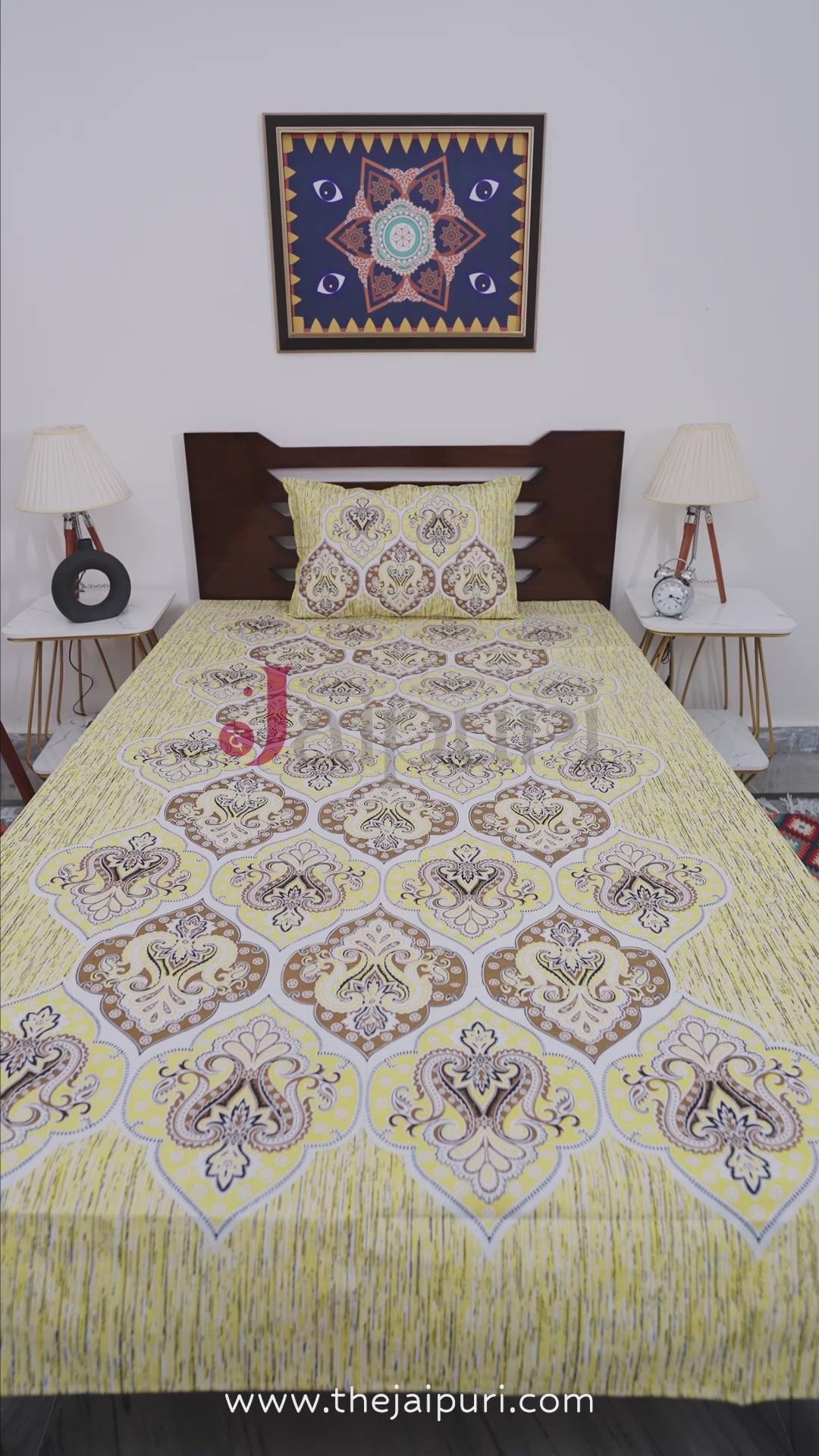 100% Pure Cotton Bed Sheet | Pooja